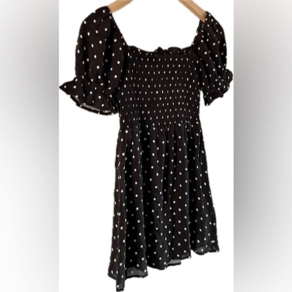 Mi‎ Ami Black & White Dotted Dress Youth Size 14